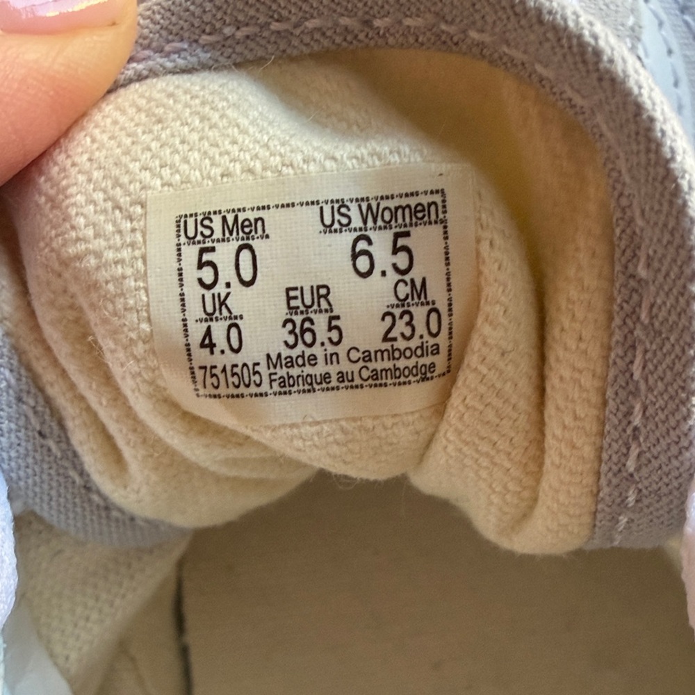Vans Off-White Women's Sneakers - Picture 4 of 4